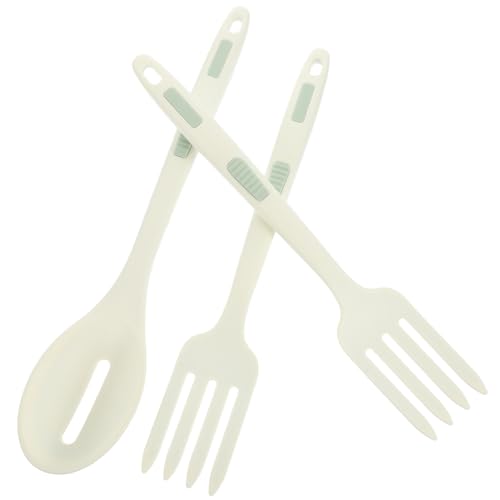 Garneck Silikon Löffel und Gabel Teilig Flexibler Küchenhelfer Antihaftbeschichtet Bpa Frei Lebensmittelecht Geeignet für Familie Restaurant Camping Küchenutensilien Garneck Silikon Löffel und Gabel Teilig Flexibler Küchenhelfer Antihaftbeschichtet Bpa Frei Lebensmittelecht Geeignet für Familie Restaurant Camping Küchenutensilien von Garneck