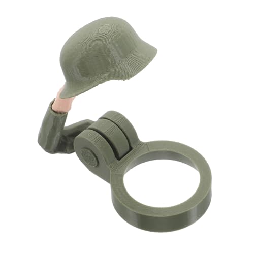 Garneck Soldier Helmet Wiederverwendbarer Flaschenverschluss für Bbq Partys Vielseitig Einsetzbar Leicht und Tragbar für Bierliebhaber und Patriotische Feiern Grün von Garneck