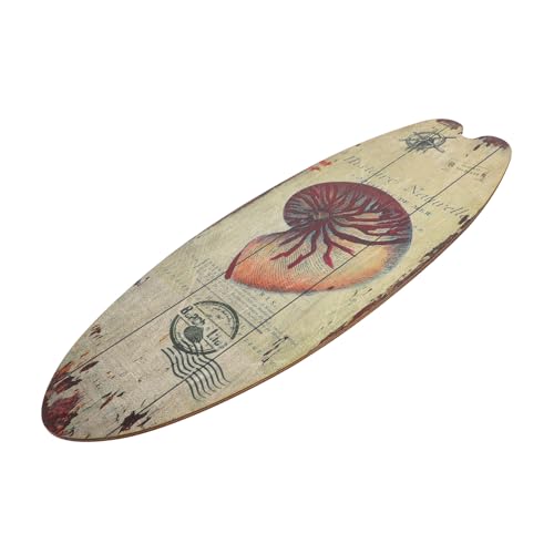 Garneck Sommerliche Surfboard Holzschild Wanddeko Retro Stil aus Langlebigem Holz für Strand Bar und Badezimmer Dekoratives Wandschild zur Festlichen Raumgestaltung von Garneck