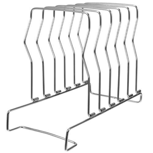 Garneck Sous Vide Rack Edelstahl Steak Trennwand Rack Rahmen Verstellbar Abnehmbare Spiral Trennwand für Steak Fleisch Lebensmittel Rack Halter von Garneck