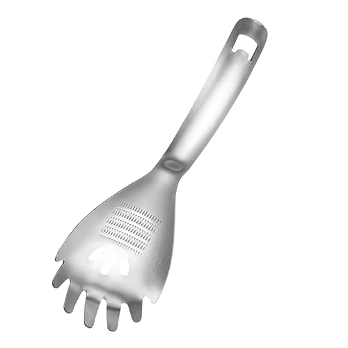 Garneck Spaghetti Löffel Küchenutensil mit Abtropffunktion für Nudeln Eier und Vielseitiges Küchengerät für Täglichen Gebrauch von Garneck
