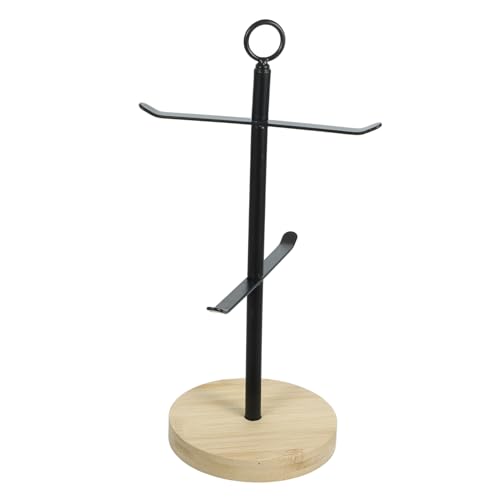 Garneck Stabiler Becherdeckelhalter aus Eisen Holz Kombination Platzsparender Schreibtisch Organizer mit Minimalistischer Optik Leicht zu Reinigen für Küchen und Garneck Stabiler Becherdeckelhalter aus Eisen Holz Kombination Platzsparender Schreibtisch Organizer mit Minimalistischer Optik Leicht zu Reinigen für Küchen und von Garneck
