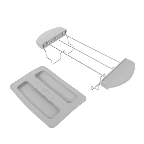 Garneck Toaster Abdeckung Set mit Sandwich Halter und Brot Rack Platzsparend Kompatibel mit Toaster und Brotbackautomaten Einfache Handhabung Schützend und Leicht zu Reinigen von Garneck