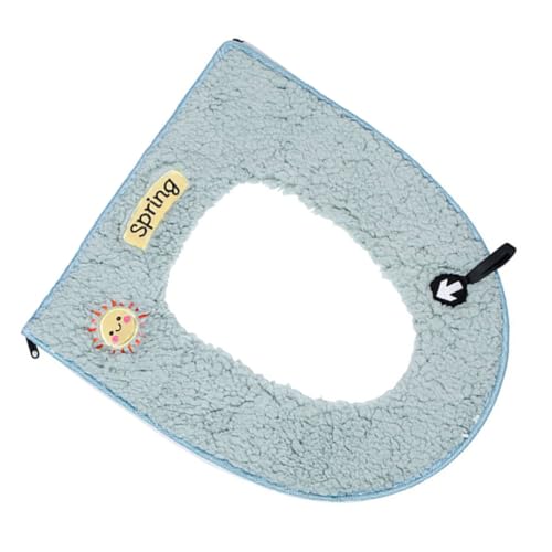 Garneck Toilettensitzbezug mit Reißverschluss Dicker Warmer Toilettensitzpolster Grün Atmungsaktiv Hautfreundlich Waschbar Wiederverwendbar mit Praktischem Griff für Leichtes Anheben für Garneck Toilettensitzbezug mit Reißverschluss Dicker Warmer Toilettensitzpolster Grün Atmungsaktiv Hautfreundlich Waschbar Wiederverwendbar mit Praktischem Griff für Leichtes Anheben für von Garneck