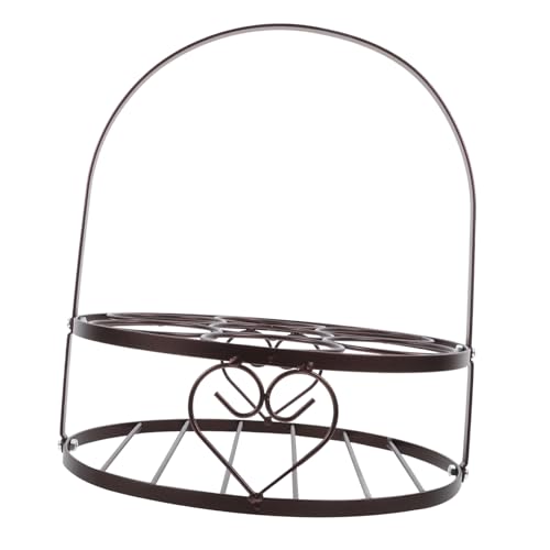 Garneck Tragbarer Bierflaschenhalter mit Griff Flaschen Bierkorb für Outdoor Hotel Restaurant Robuster Vielseitiger Bierträger für Einfache Lagerung und Transport von Garneck