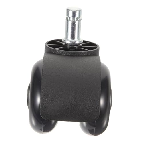 Garneck Transparente Doppelte Leise Bürostuhlrollen Schwarz Leichtgängige Flexible Ersatz drehstuhlrollen für Hartboden und Teppich Geeignet für Büro Home office stühle Geräuscharm und Garneck Transparente Doppelte Leise Bürostuhlrollen Schwarz Leichtgängige Flexible Ersatz drehstuhlrollen für Hartboden und Teppich Geeignet für Büro Home office stühle Geräuscharm und von Garneck