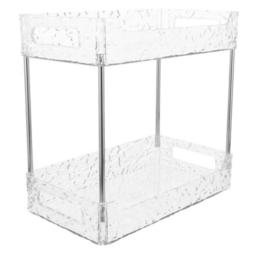 Garneck Transparentes Badregal aus Robustem Material Praktischer Aufbewahrungshalter für Kosmetik und Toilettenartikel Vielseitiger Organizer für Badezimmer Spüle und Schlafzimmer Garneck Transparentes Badregal aus Robustem Material Praktischer Aufbewahrungshalter für Kosmetik und Toilettenartikel Vielseitiger Organizer für Badezimmer Spüle und Schlafzimmer von Garneck
