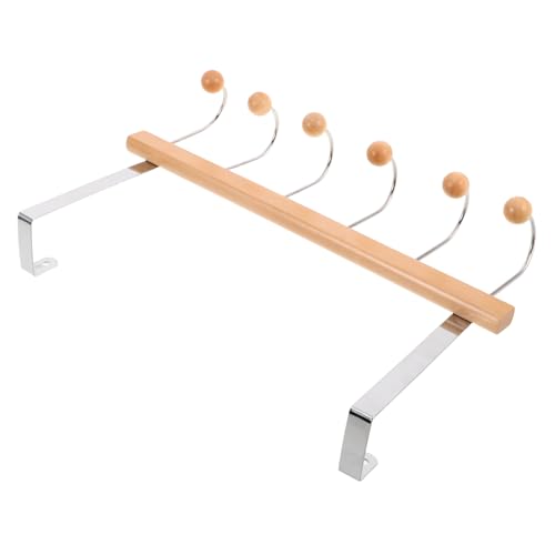 Garneck Tür Haken aus Holz und Metall Robuste Türgarderobe für Schlafzimmer und Badezimmer für Handtücher Kleidung Hüte und Taschen Hohe Tragfähigkeit Installieren ohne Bohren Garneck Tür Haken aus Holz und Metall Robuste Türgarderobe für Schlafzimmer und Badezimmer für Handtücher Kleidung Hüte und Taschen Hohe Tragfähigkeit Installieren ohne Bohren von Garneck