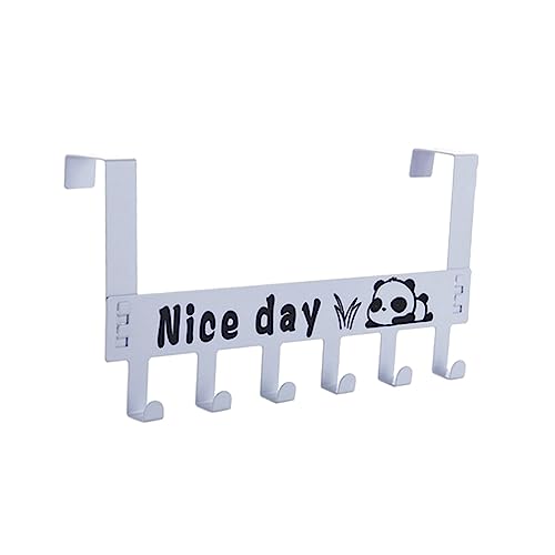 Garneck Türhaken Abnehmbar Haken Lagerregal Für Bad Küche Kinderzimmer Weiß Metall Türhänger Mit Panda- Türorganizer Türhalter Mäntel Handtücher Taschen Garneck Türhaken Abnehmbar Haken Lagerregal Für Bad Küche Kinderzimmer Weiß Metall Türhänger Mit Panda- Türorganizer Türhalter Mäntel Handtücher Taschen von Garneck