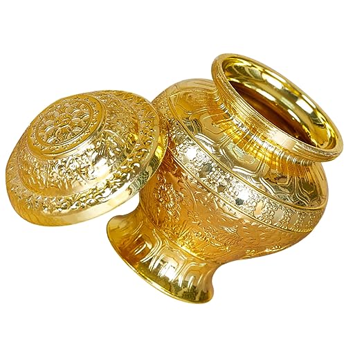 Garneck Vasen Gläser Mit Deckel Mini Gläser Deckel Mit Obstschalen Sicherungssatz Aufhänger Verzierungen Dekore Trinkgeschirr Sets Bonbongläser Urnen Für Asche Buddha Anbetung von Garneck