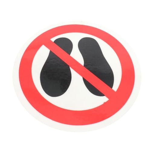 Garneck Verbotsschild Aufkleber No Step Here Rund Langlebiger Sicherheitswarnhinweis Selbstklebend Wetterfest Sichtbar für Flache Oberflächen Verhindert Betreten und Beschädigung Garneck Verbotsschild Aufkleber No Step Here Rund Langlebiger Sicherheitswarnhinweis Selbstklebend Wetterfest Sichtbar für Flache Oberflächen Verhindert Betreten und Beschädigung von Garneck