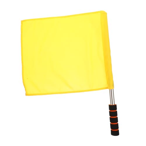 Garneck Verkehrs und Rennsignalflagge Gelb Leichte Handfahne für Schiedsrichter Sporttraining und Warnsignal Multifunktionale Langlebige Flagge für Verkehr und Wettkampf Garneck Verkehrs und Rennsignalflagge Gelb Leichte Handfahne für Schiedsrichter Sporttraining und Warnsignal Multifunktionale Langlebige Flagge für Verkehr und Wettkampf von Garneck