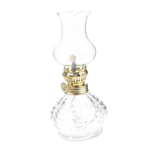 Garneck Vintage Petroleumlampe Aus Glas Tragbare Öllampe Für Innenbereich Retro Tischlampe Dekorative Kerosinlampe Für Wohnzimmer Und Schlafzimmer Nostalgische Sturmlaterne Garneck Vintage Petroleumlampe Aus Glas Tragbare Öllampe Für Innenbereich Retro Tischlampe Dekorative Kerosinlampe Für Wohnzimmer Und Schlafzimmer Nostalgische Sturmlaterne von Garneck
