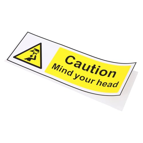 Garneck Vorsicht Kopf Aufkleber Warnschild Selbstklebend Für Werkstatt Maschinen Sicherheitswarnung Warnschild Garneck Vorsicht Kopf Aufkleber Warnschild Selbstklebend Für Werkstatt Maschinen Sicherheitswarnung Warnschild von Garneck