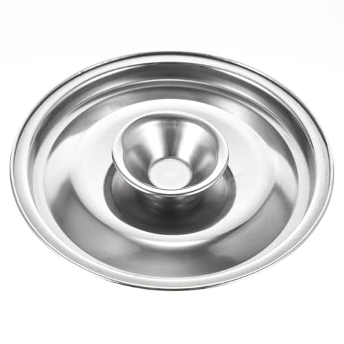 Garneck Gewürzbecherdeckel 10 Cm Aus Edelstahl Kleiner Perfekt Als Spritzschutz Und Ölspeicher Rostfrei Und Wiederverwendbar von Garneck