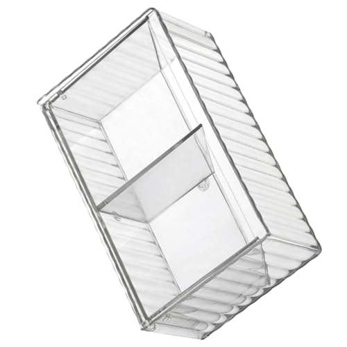 Garneck Wandmontierter Transparenter Wattepads und Wattestäbchen Spender mit Klappdeckel Großer Kapazität Multifunktionale Aufbewahrungsbox für Badezimmer und Büroorganisation Garneck Wandmontierter Transparenter Wattepads und Wattestäbchen Spender mit Klappdeckel Großer Kapazität Multifunktionale Aufbewahrungsbox für Badezimmer und Büroorganisation von Garneck