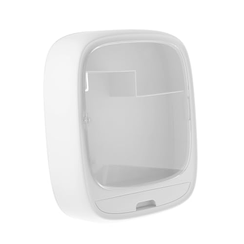 Garneck Wandmontiertes Badezimmer aufbewahrungsregal Weiß Multifunktionales Wandregal für Kosmetik und Badutensilien Platzsparend und Stabil Einfache Montage ohne Bohren Garneck Wandmontiertes Badezimmer aufbewahrungsregal Weiß Multifunktionales Wandregal für Kosmetik und Badutensilien Platzsparend und Stabil Einfache Montage ohne Bohren von Garneck