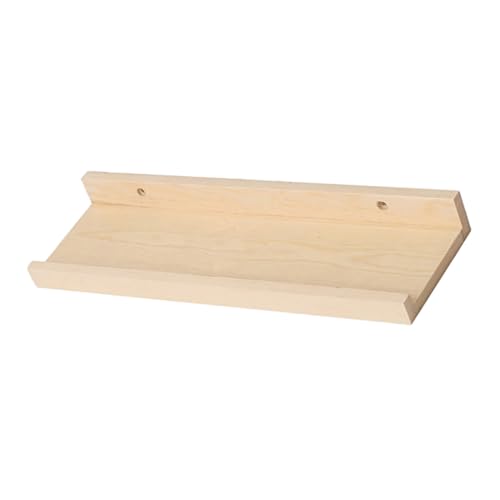 Garneck Wandregal Holz Schweberegal Wandboard Dekoratives Display Storage Rack für Wohnzimmer Küche Badezimmer Multifunktionales Wandmontiertes Regal von Garneck