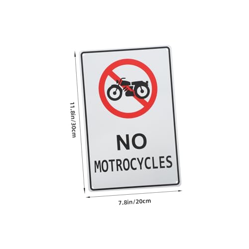 Garneck Warnschild Straßenverkehr Außenbereich Hohe Sichtbarkeit Leichtes Langlebiges Metallschild Kein Motorrad Erlaubt Warnhinweis für Straßensicherheit Garneck Warnschild Straßenverkehr Außenbereich Hohe Sichtbarkeit Leichtes Langlebiges Metallschild Kein Motorrad Erlaubt Warnhinweis für Straßensicherheit von Garneck