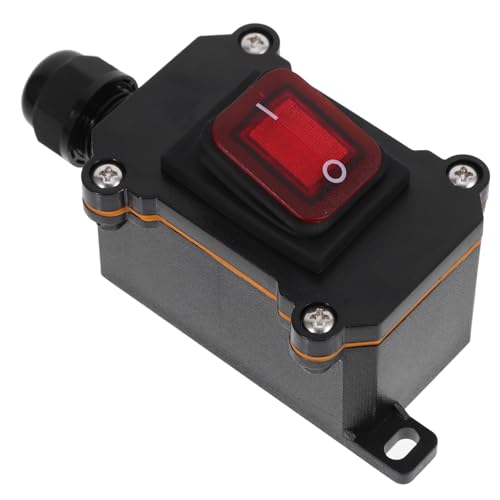 Garneck Wasserdichter Inline kabelschalter Umschalter Robust für Außenbereich Einsetzbarer Inline Off wippschalter Einfache Installation Ersatz für Defekte Schalter Geeignet für von Garneck