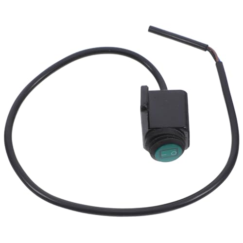 Garneck Wasserdichter Motorrad lenkerschalter mit Grünem Licht Alloy kippschalter für Nebel Spotlicht für Motorrad Roller Atv Verbesserte Nachtsicherheit und Wetterbeständigkeit von Garneck