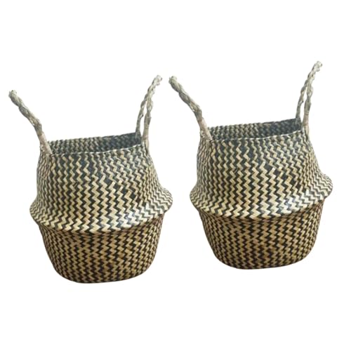 Garneck 2 Stücke Rattan Klapp Korb Seetang Wicker Lagerung Wohnkultur Für Waschküche Ecke Garneck 2 Stücke Rattan Klapp Korb Seetang Wicker Lagerung Wohnkultur Für Waschküche Ecke von Garneck