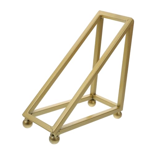 Garneck Weinflaschenhalter aus Metall Kreatives Geometrisches Weinregal in Gold Dekoratives Rostbeständiges Weinregal für Wohnzimmer Büro Balkon Praktisches Weinaufbewahrungssystem von Garneck