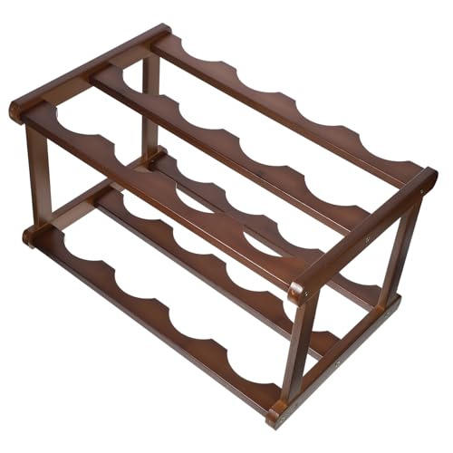 Garneck Weinregal Stehend Stöckig für Flaschen Stabiles Kompaktes Weinflaschenhalter Regal für Wohnzimmer Bar Minimalistisches Design Vielseitig Nutzbar und Elegant von Garneck