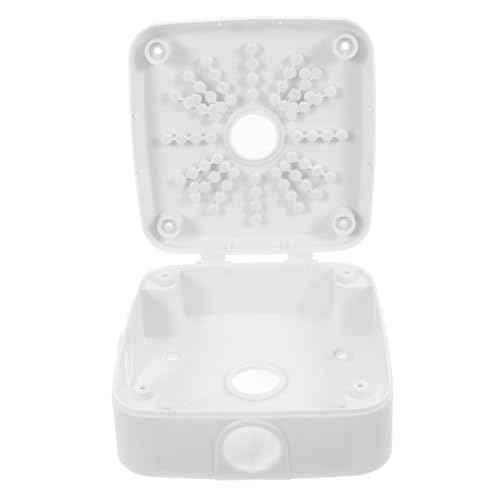 Garneck Wetterfeste Sicherheits Junction Box mit Kabelabdeckung und Integriertem Kabelmanagement Langlebige Kunststoff Aufbewahrungsbox für Outdoor Kameras Montagetools Geeignet für Wand von Garneck