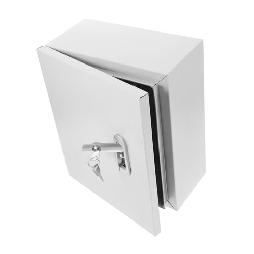 Garneck Wetterfester Edelstahl Verteilerkasten für Außenbereich Robuster Schutz für Hochleistungsgeräte Wandmontierbares Spritzwassergeschütztes Gehäuse ohne Griff Praktische von Garneck