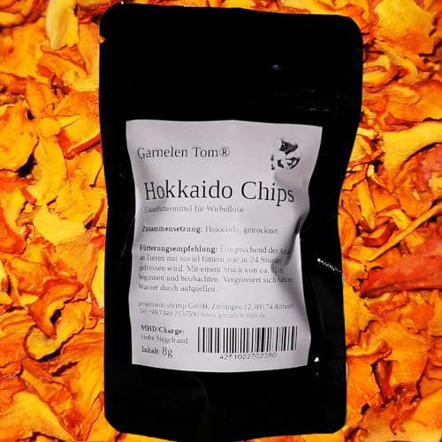 Hokkaido Chips für Garnelen, Krebse, Schnecken und Welse, 8 g von Garnelen Tom