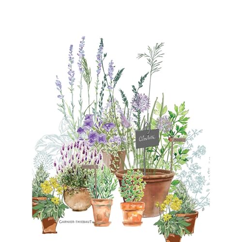 BIENENKORB24 Garnier Thiebaut Geschirrtuch Jardin Aromatique Provence von Garnier-Thiebaut USA