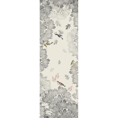 Garnier Thiebaut Tischläufer Monochrome Fusain 50x155 cm Baumwolle-Leinen-Mix, 46234 von Garnier-Thiebaut USA