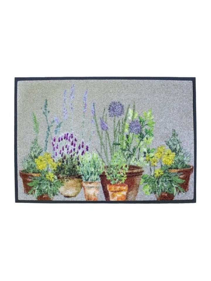 Garnier Thiebaut Fußmatte Fußmatte Aromates Beige 50x75 cm, rechteckig, bedruckt von Garnier Thiebaut