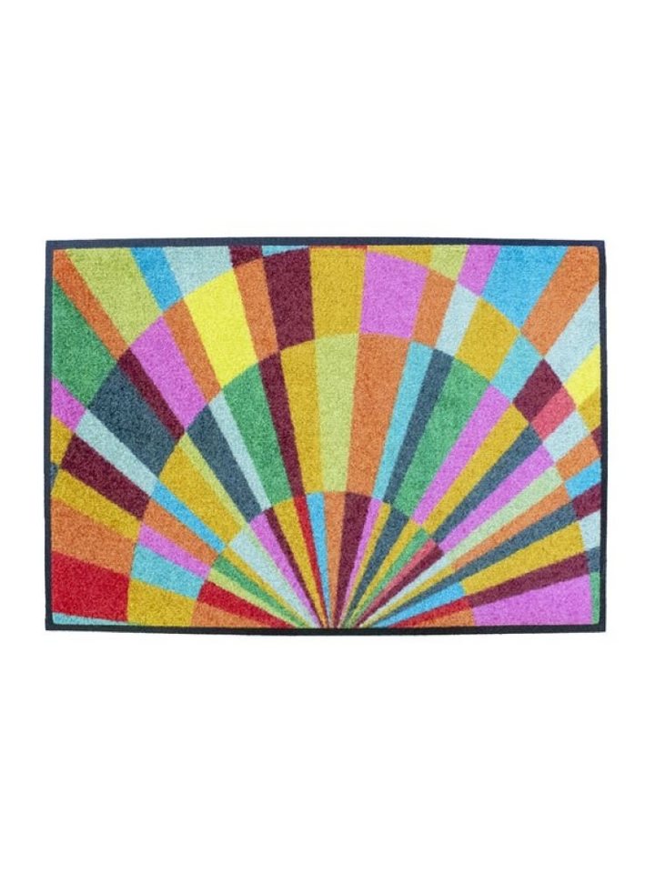 Garnier Thiebaut Fußmatte Fußmatte Eventail Multicolore 50x75 cm, rechteckig, bedruckt von Garnier Thiebaut