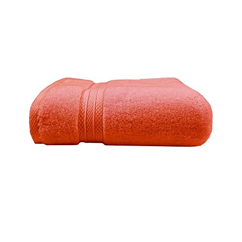 Garnier Thiebaut 31909 Elea Handtuch, Frottee, Baumwolle orange 100 x 50 cm von Garnier Thiebaut