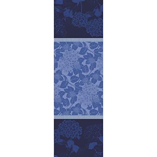 Garnier Thiebaut 41520 Tischläufer Hortensias Bleu Coton Bio 55X180 Cm Baumwolle Gs von Garnier Thiebaut