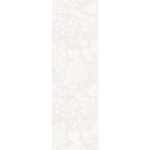 Garnier Thiebaut 43546 Tischläufer Mille Giverny Blanc 54X174 Cm von Garnier Thiebaut