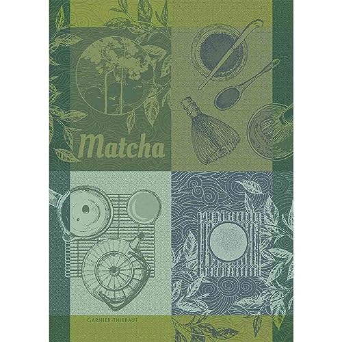 Garnier Thiebaut 46331 Geschirrtuch Matcha Vert 56x77 cm Baumwolle von Garnier Thiebaut
