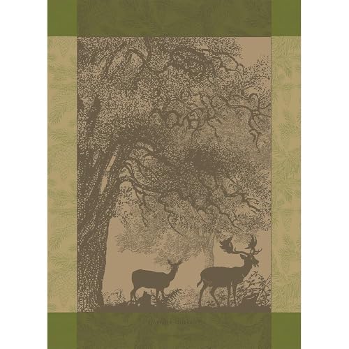 Garnier-Thiebaut 44257 Geschirrtuch Cerf Et Biche Mousse 56 X77Cm Baumwolle von Garnier-Thiebaut USA