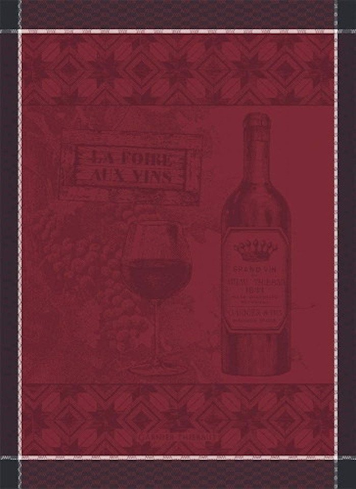 Garnier Thiebaut Geschirrtuch Foire Aux Vins Bordeaux, (56 x 77 cm, 1-tlg), jacquard-gewebt von Garnier Thiebaut