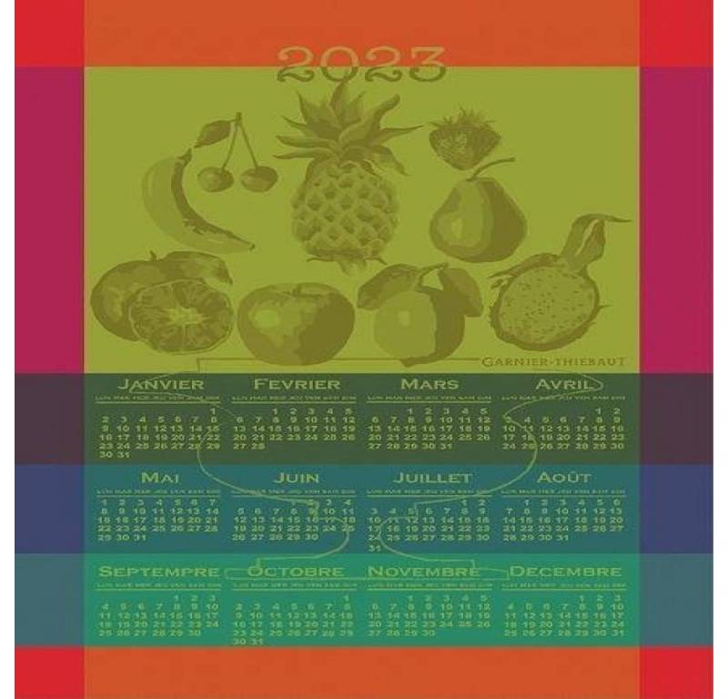 Garnier Thiebaut Geschirrtuch Garnier Thiebaut Geschirrtuch - Calendrier 2023 Fruits Garnier Thiebaut Geschirrtuch Garnier Thiebaut Geschirrtuch - Calendrier 2023 Fruits von Garnier Thiebaut
