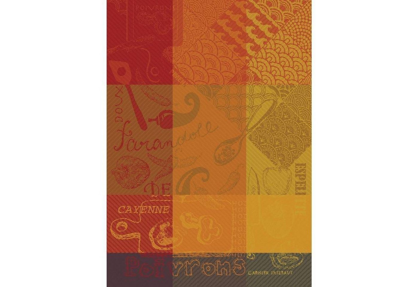 Garnier Thiebaut Geschirrtuch Espelette Epice von Garnier Thiebaut Garnier Thiebaut Geschirrtuch Espelette Epice von Garnier Thiebaut von Garnier Thiebaut