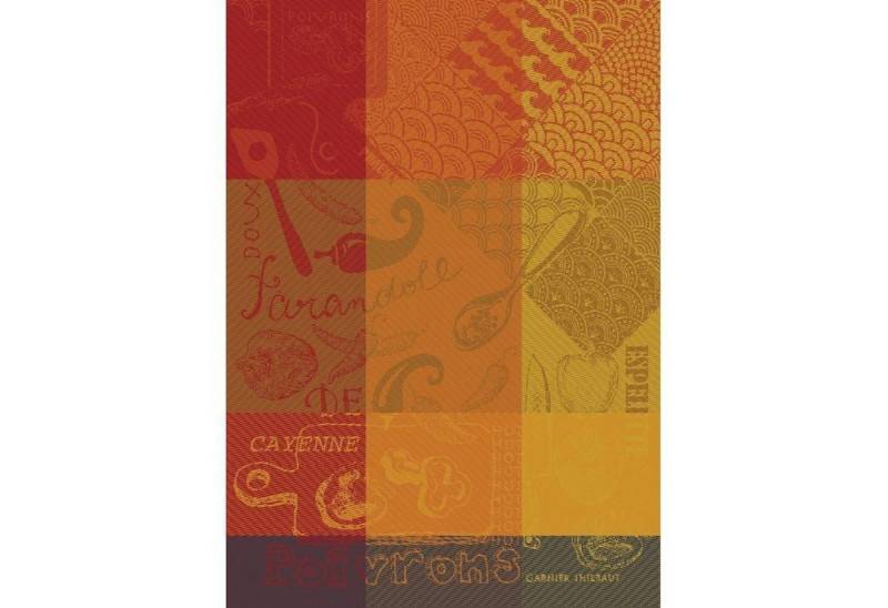 Garnier Thiebaut Geschirrtuch Espelette Epice von Garnier Thiebaut Garnier Thiebaut Geschirrtuch Espelette Epice von Garnier Thiebaut von Garnier Thiebaut