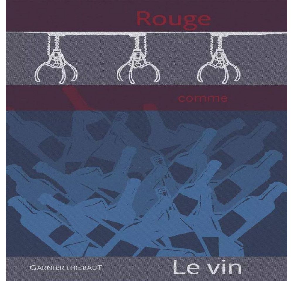 Garnier Thiebaut Geschirrtuch Geschirrtuch - Rouge comme le vin tricolore Garnier Thiebaut Geschirrtuch Geschirrtuch - Rouge comme le vin tricolore von Garnier Thiebaut