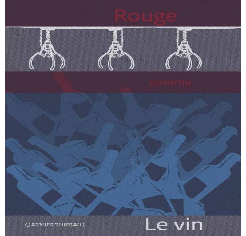 Garnier Thiebaut Geschirrtuch Geschirrtuch - Rouge comme le vin tricolore von Garnier Thiebaut