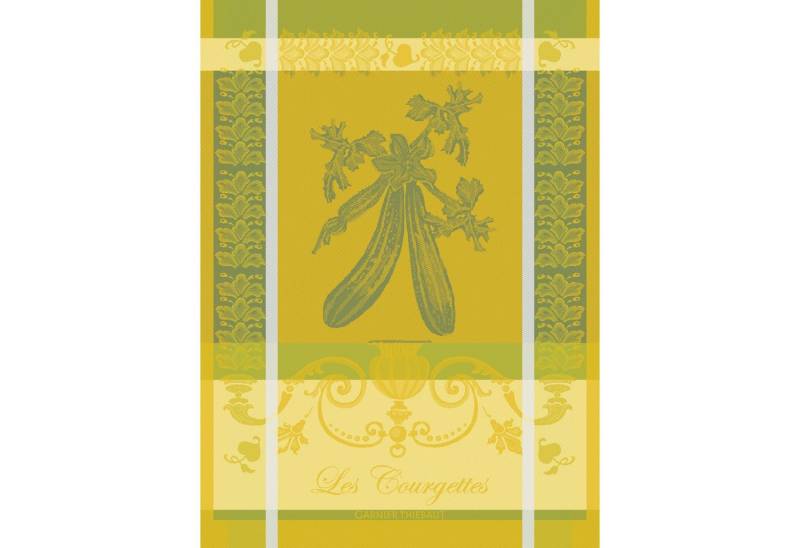 Garnier Thiebaut Geschirrtuch Les Courgettes Jonquille von Garnier Thiebaut von Garnier Thiebaut