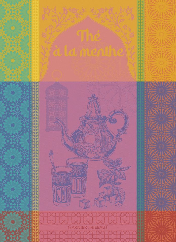 Garnier Thiebaut Geschirrtuch The Menthe Rose von Garnier Thiebaut Garnier Thiebaut Geschirrtuch The Menthe Rose von Garnier Thiebaut von Garnier Thiebaut