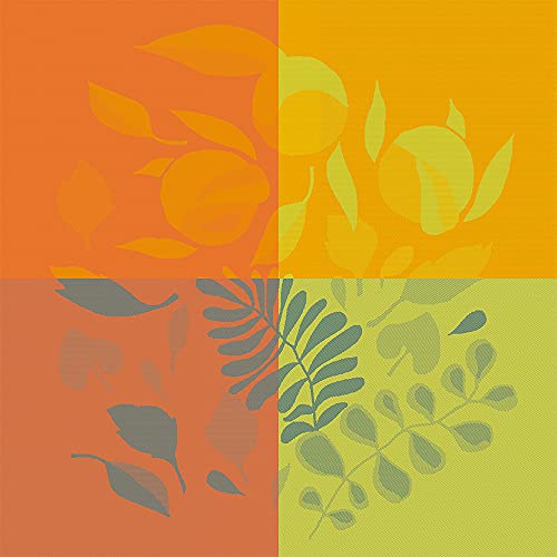 Garnier-Thiebaut – Serviette – Orange Festival Citrus – 100% Baumwolle von Garnier Thiebaut
