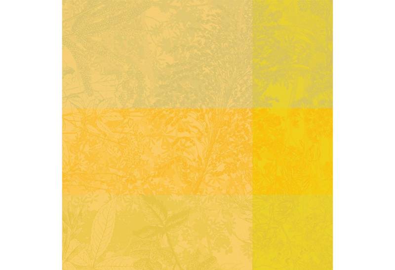 Garnier Thiebaut Stoffserviette Servietten (4x Set) Mille Esprit jardin Solaire 55x55 cm, (4 St) von Garnier Thiebaut
